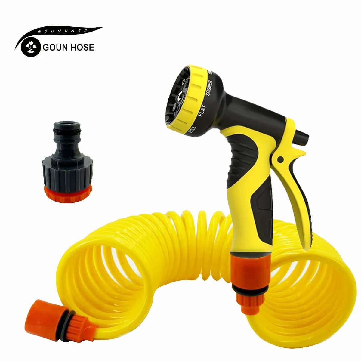 Tubo da Giardino per Irrigazione, Tubo Flessibile in PVC a Molla, per Lavaggio Auto, Giardinaggio, Irrigazione Portatile Antiesplosione