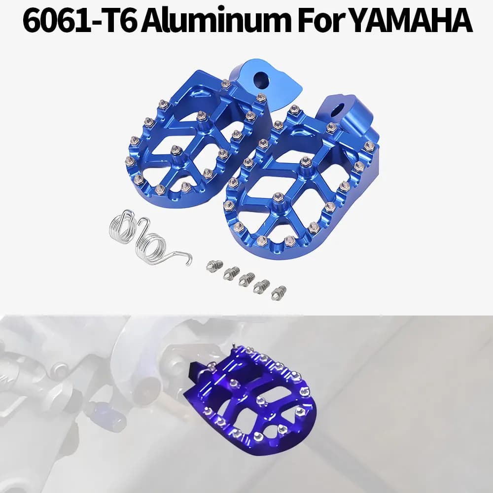 Moto CNC Pedane Poggia Pedane Pedane Per Yamaha YZ65 YZ85 YZ125 YZ250 YZ 65 85 125 250 250F 125X 450F WR 250F 450F