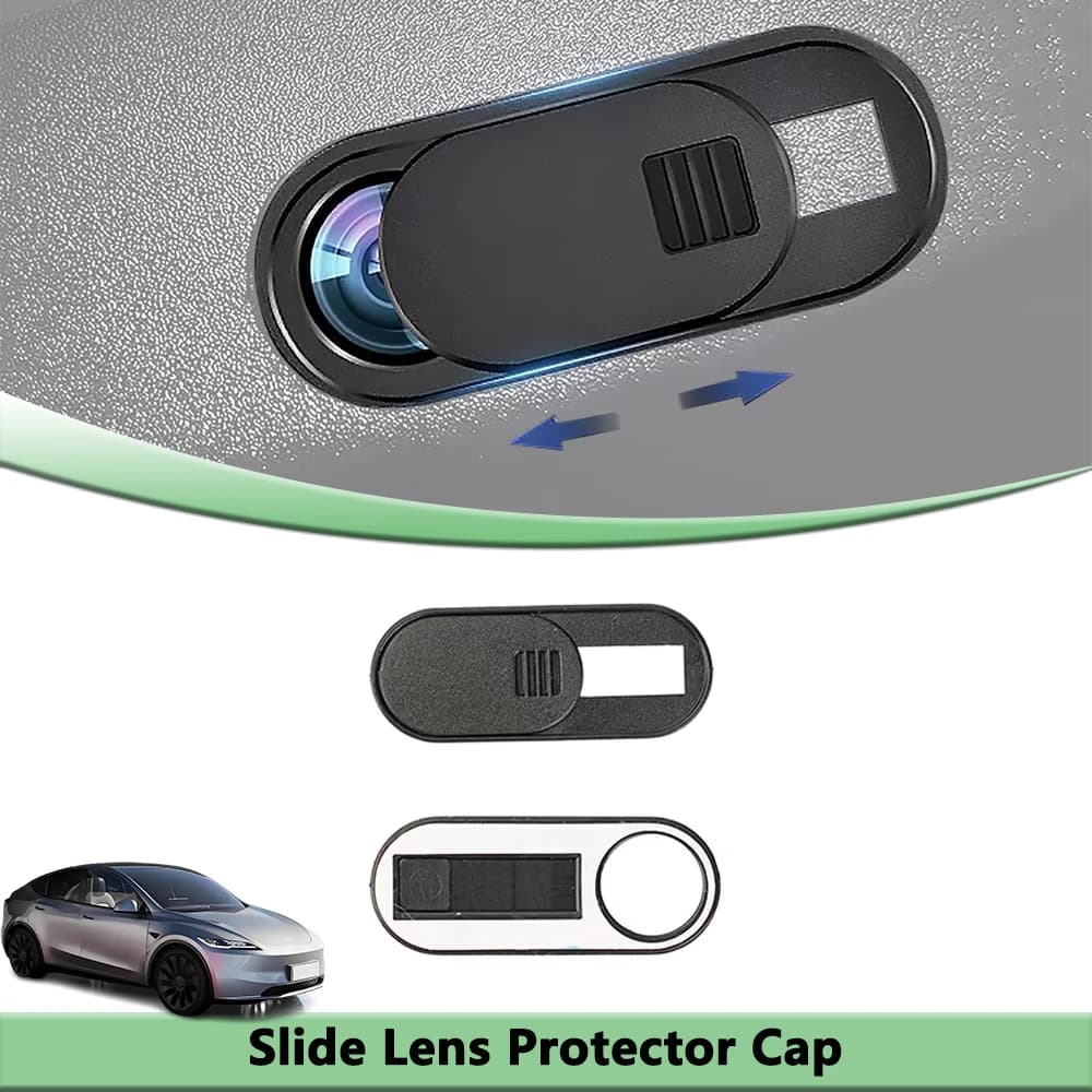 Camera Cap Privacy Cover Protection Lock Wall decals For Tesla Model 3 Y 2024 2025 2026 Interior Car Webcam Covers Parts of Accessories