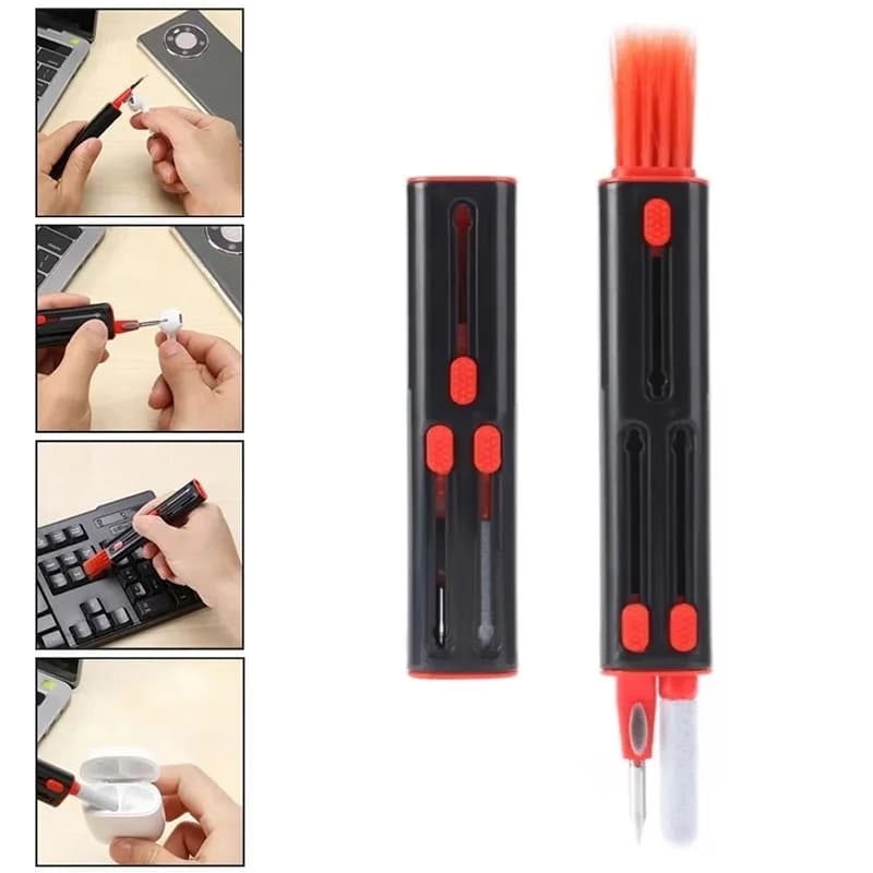 3 In 1 Multi-Function Bluetooth Earphones Cleaning Pen Tools For Apple Airpods Headphone Case Cleaner Pen Kit For Huawei Earbuds
