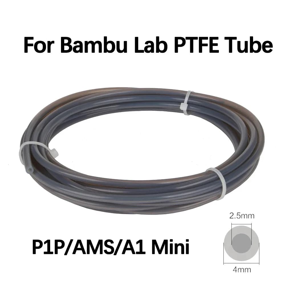 Per Bambu Lab P1P AMS A1 mini stampante 3D tubo in PTFE tubo teflon estrusore Bowden 1.75mm ID2.5mm OD4mm parti di filamento Bambulab 3D