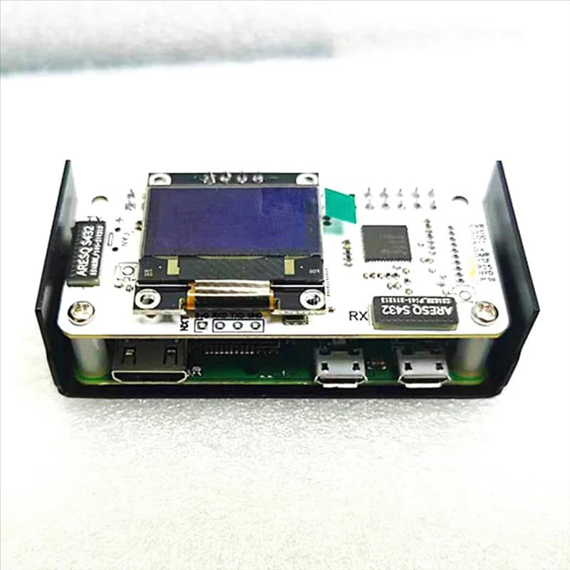 AA84 Duplex MMDVM Hotspot Board UHF VHF + OLED + Case Parts Kit Support P25 DMR YSF For Raspberry Pi Zero W 0W 2W 3B 4B