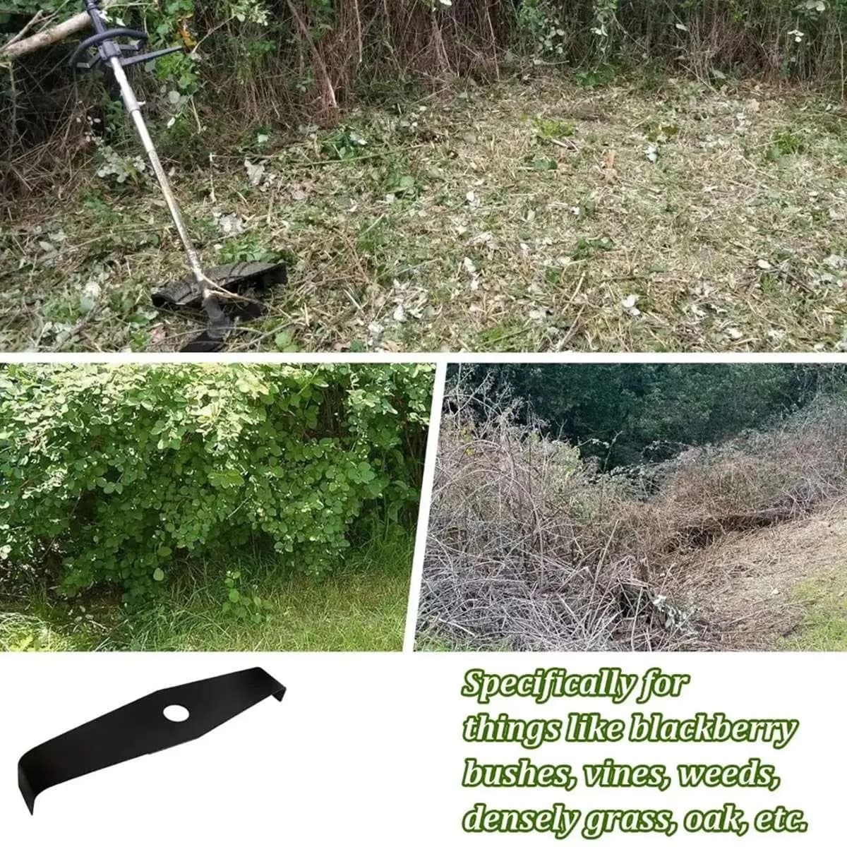 A74U Brush Cutter Grass Trimmer Knife Cutting Steel Blade 2 Tooth 2T Trimmer Blade 305 X 25.4 X 3Mm for Brushcutter