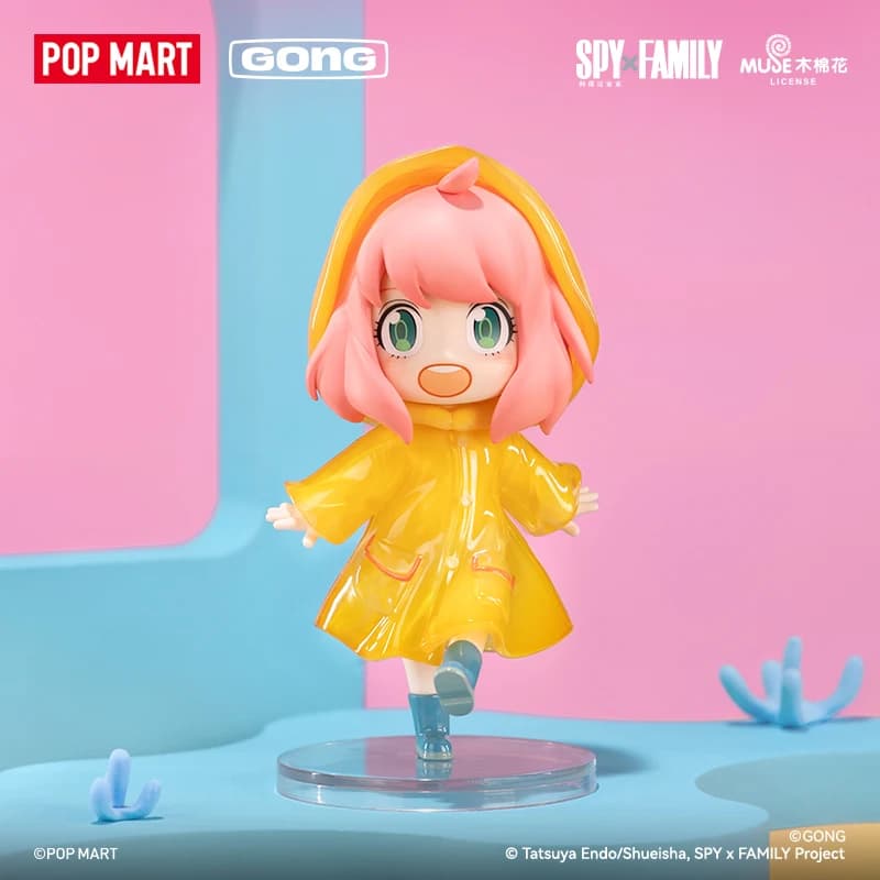 POPMART GONG SPY FAMILY Vita quotidiana di Anya Serie DLC Scatola cieca Giocattoli Scatola misteriosa Figura di azione originale Modello carino bambola Kawaii