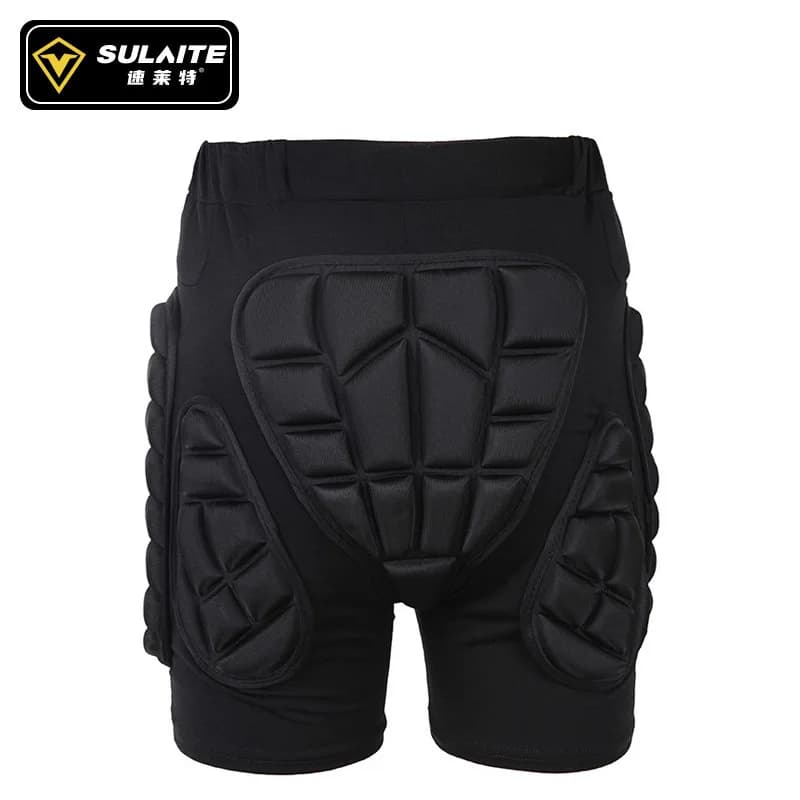 SULAITE Pantaloncini Protettivi Antiurto e Resistenti agli Impatti per Sci, Pattinaggio su Ghiaccio, Pattinaggio a Rotelle, Sport all'Aperto