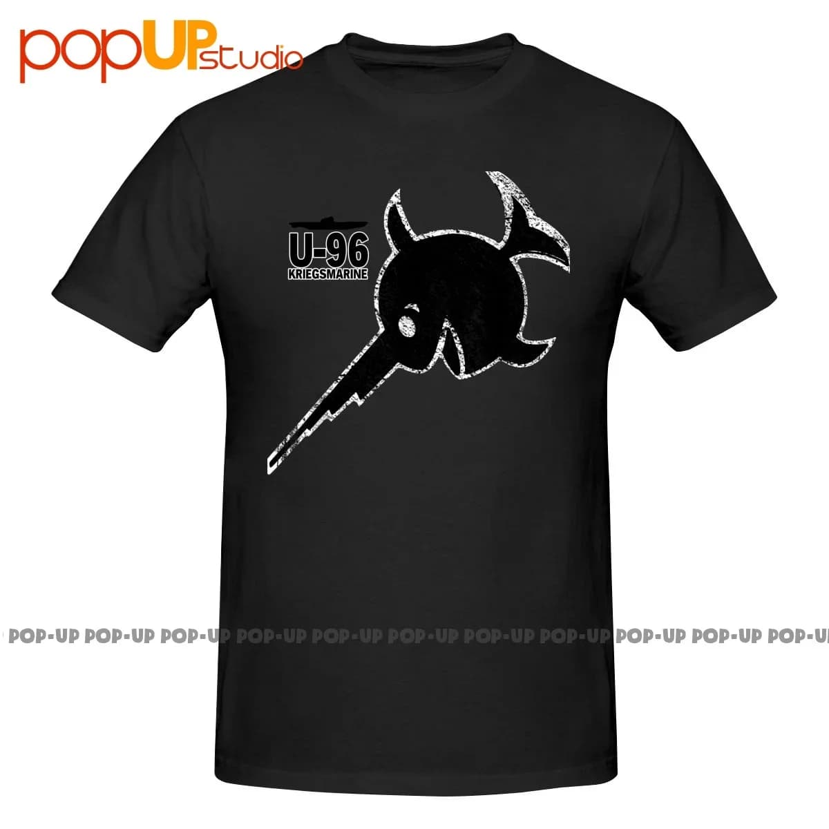 Kriegsmarine U96 Camicia T-shirt Tee Carino Divertente Premium Streetwear