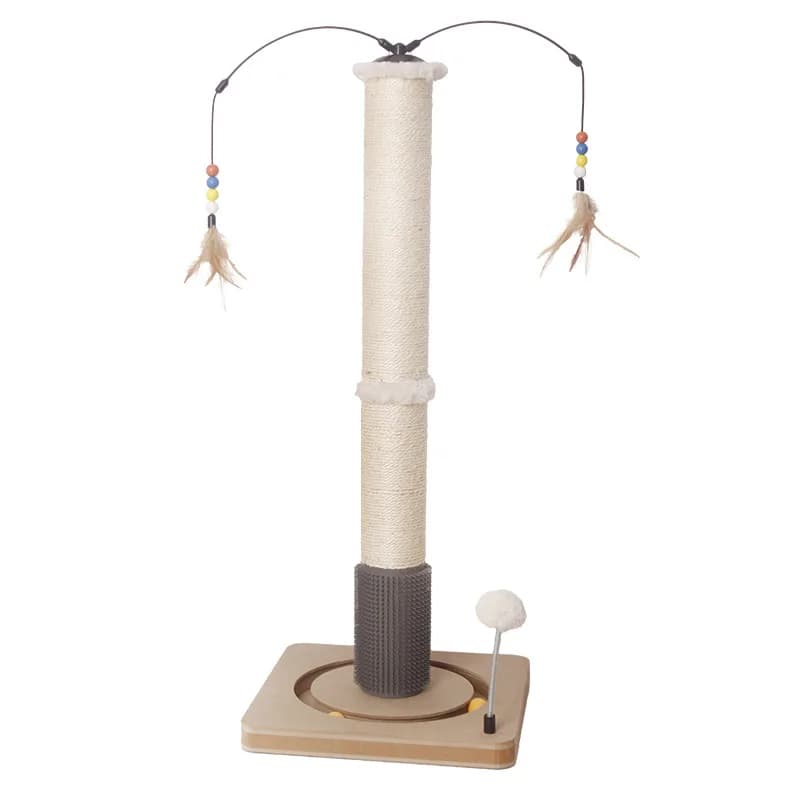 Directly From The Manufacturer 2023 New Cat Scratching Column Sisal Cat Scratching Board Multi-functional Turntable