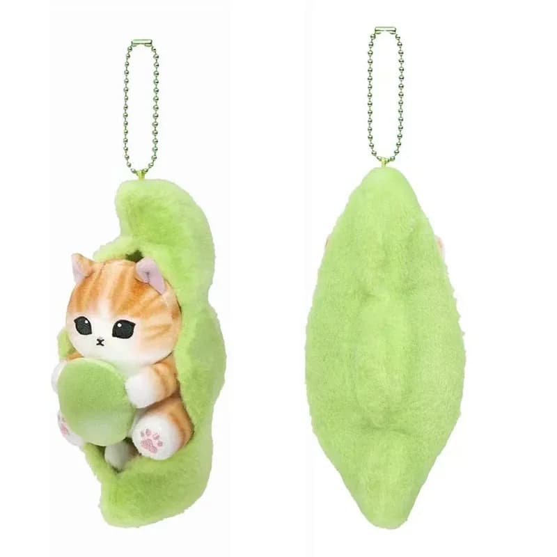 Portachiavi Peluche Mofusand Gatto Squalo Kawaii, Ciondolo per Zaino, Decorazione, Regali di Compleanno per Bambini