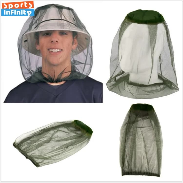 Outdoor Night Fishing Mask Network-proof insect mask and mosquito net Mask Fishing sunscreen Fishing hat Fishing accessories