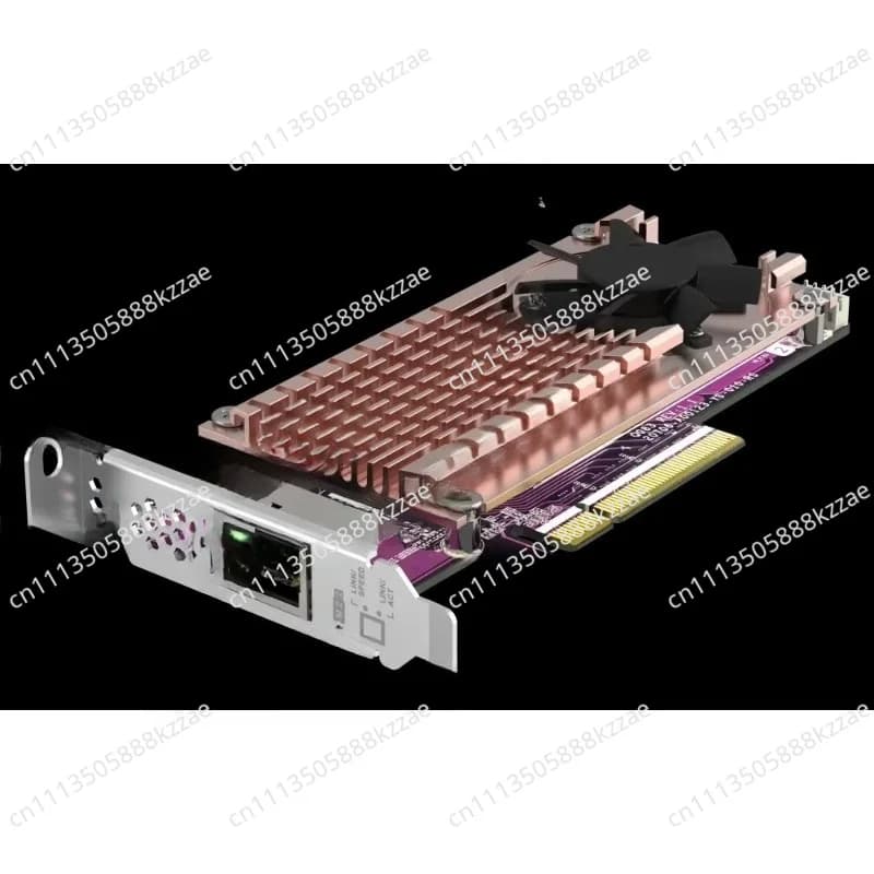 QNAP QM2-2P10G1TB 10GbE Expansion Card -Dual M.2 NVMe SSD Slots,1TB Built-in Storage,10 Gigabit Ethernet Network Adapter for NAS