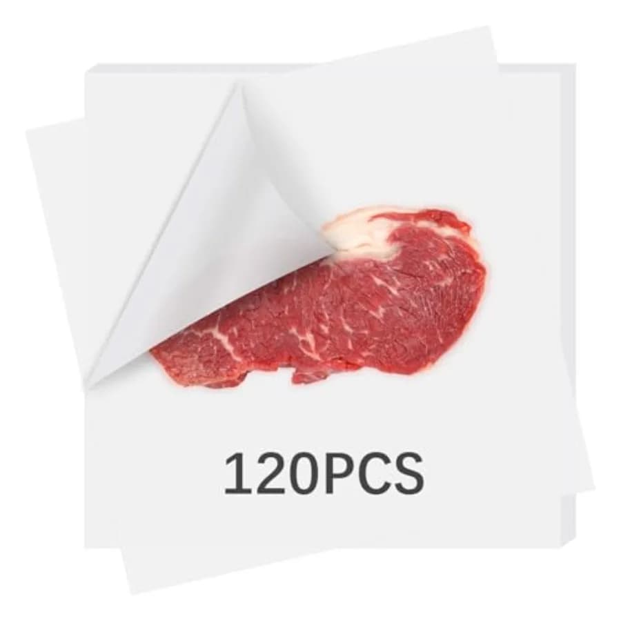 Pcs White Butcher Paper for Sublimation No Wax Square Sublimation Butcher Paper Sheets 12 x 12 inch Disposable Charcuterie Pape