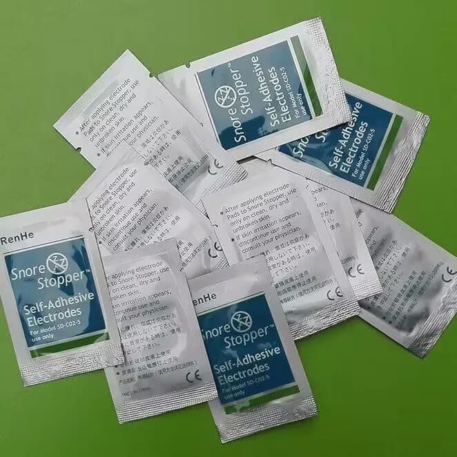 20/200 Confezioni di Elettrodi Adesivi in Gel Anti-Russamento per Modello SD-CO2-5, Fascia da Polso Anti-Russamento