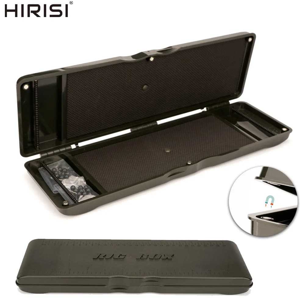 Hirisi Carp Fishing Leader Box Double Face Hard Hair Card With Pins W535 Fishing Accessories Storage Organizer