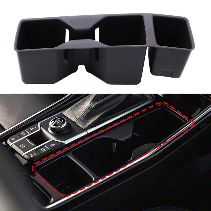 For 2021-2025 Kia Sorento Sorento central armrest box storage box central water coaster car accessories (North American version)