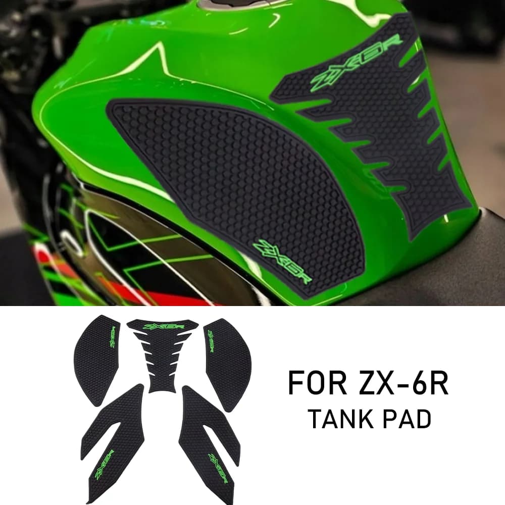 For KAWASAKI NINJA ZX6R fuel tank Pad ZX-6R knee Grip decals ZX 6R 2019 - 2023 anti-slip adhesive oil