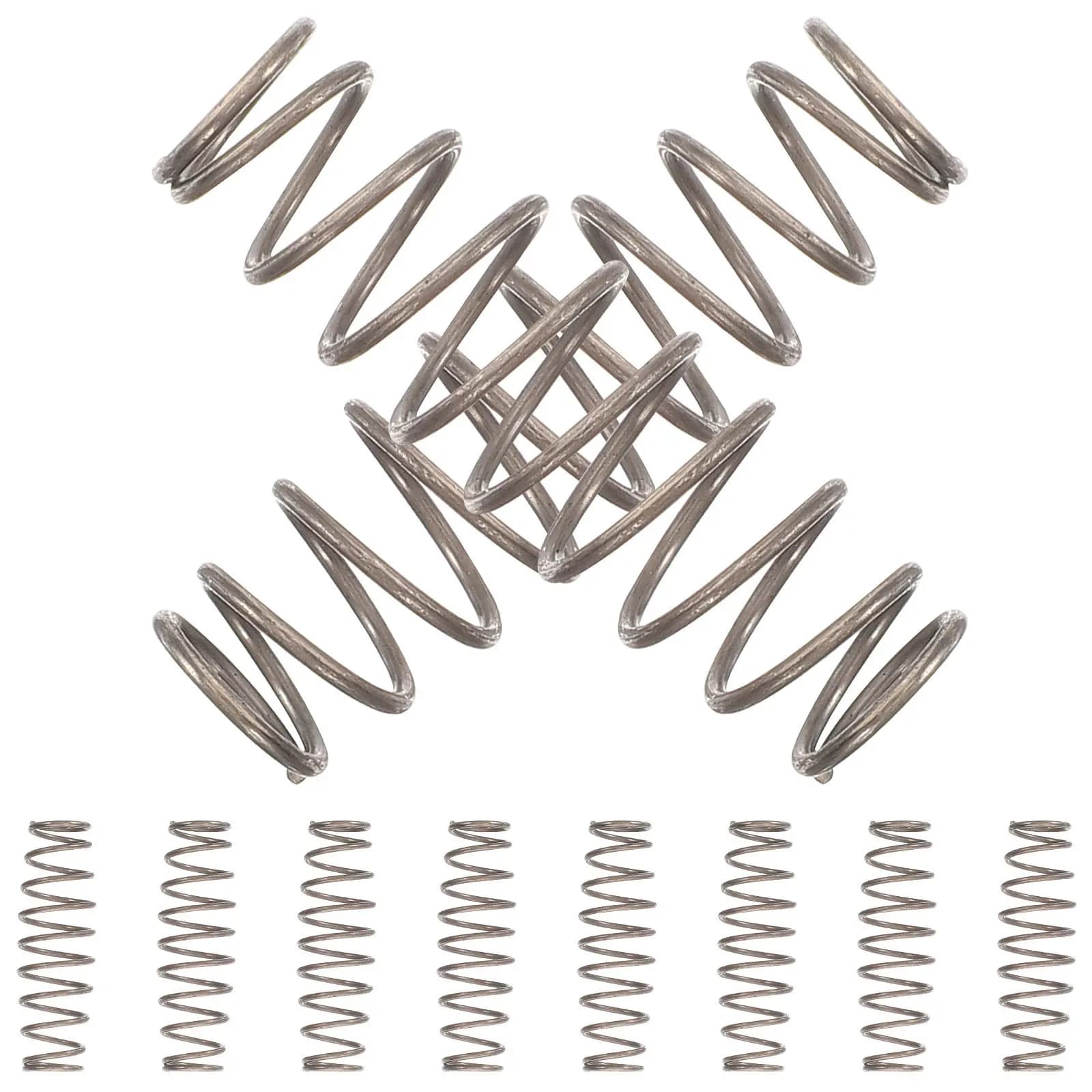 10Pcs Garden Pruner Spring Replacement Stainless Steel High Cutting Performance Portable Lightweight for Pruning Shears Bypass