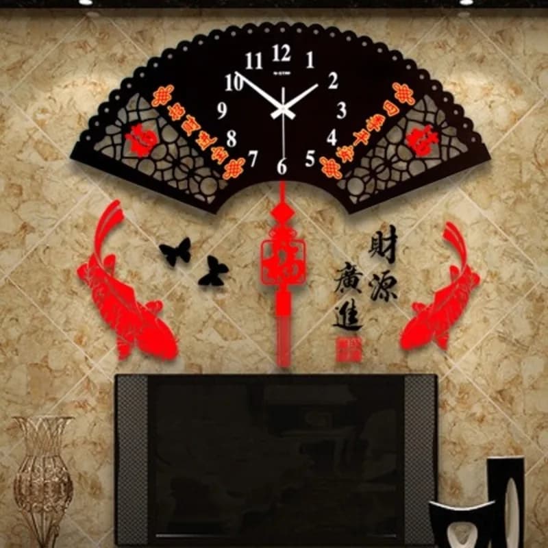 Premium Security Digital Clock Black Designer Bedroom Luxury Wall Clock Aesthetic Modern Design Orologio Parete Home Decor