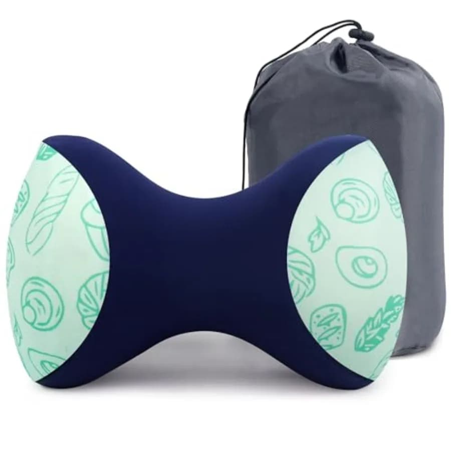 Knee Pillow for Side Sleepers, Camping Pillow, Leg Pillow, Small Memory Foam Pillow Travel, Comfortable Leg Pillow for Side Sle