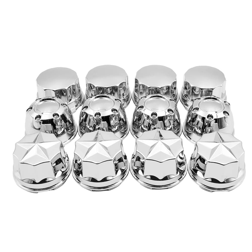 4Pcs/lot Decorative Hub Cap Electroplating Dust Cover Fit For 8" 10" 12" 14" Alloy Wheels Rim ATV Go Kart UTV Buggy Quad Bike