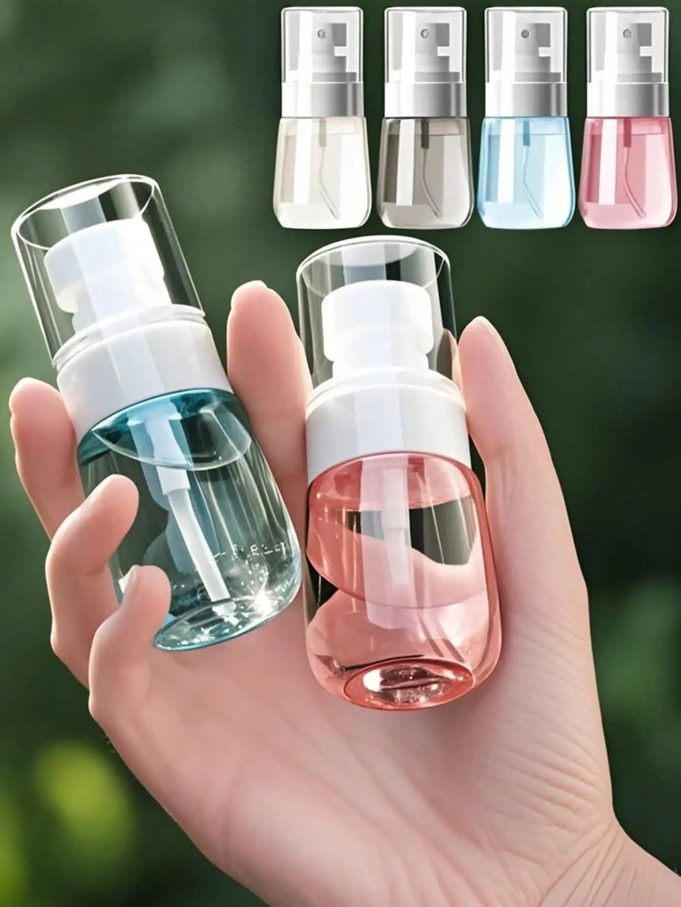 OBOVAY Flacone Spray Mini Ricaricabile 30ml/60ml/100ml, Pettine, Accessori per Taglio Capelli, Asciugacapelli, Capelli, Parrucchiere, Strumenti per Acconciature, Prodotti per Capelli, Forniture per Parrucchieri