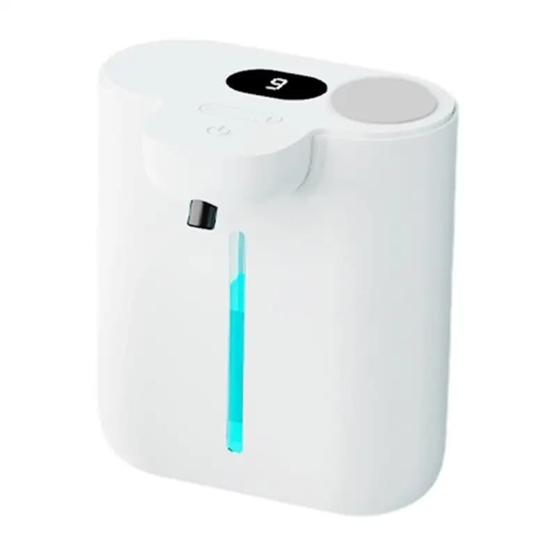 A010 Dispenser di Sapone Automatico Intelligente con Display HD, 9 Livelli, Impermeabile IPX5, Ricaricabile