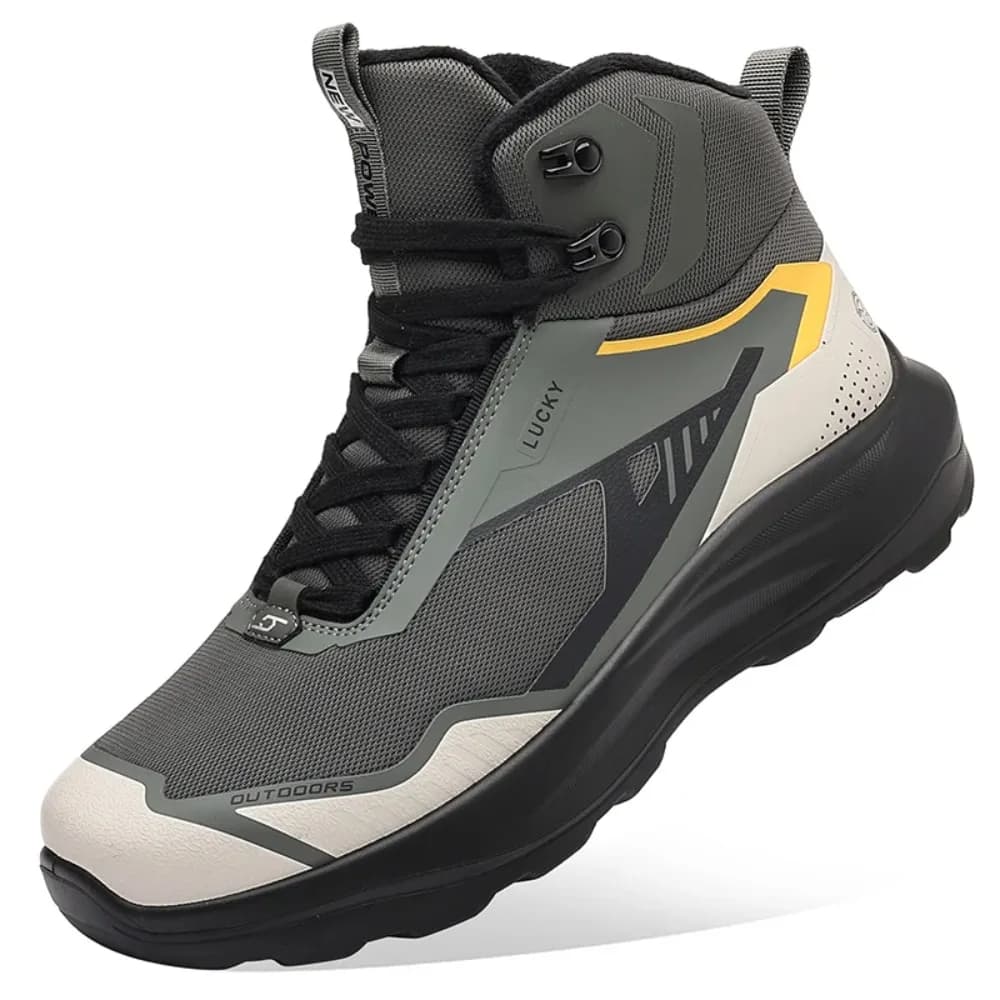 Scarpe da trekking autunno/inverno per uomo Scarpe alte da arrampicata in pelliccia Stivali da esterno firmati da uomo Scarpe da passeggio da uomo