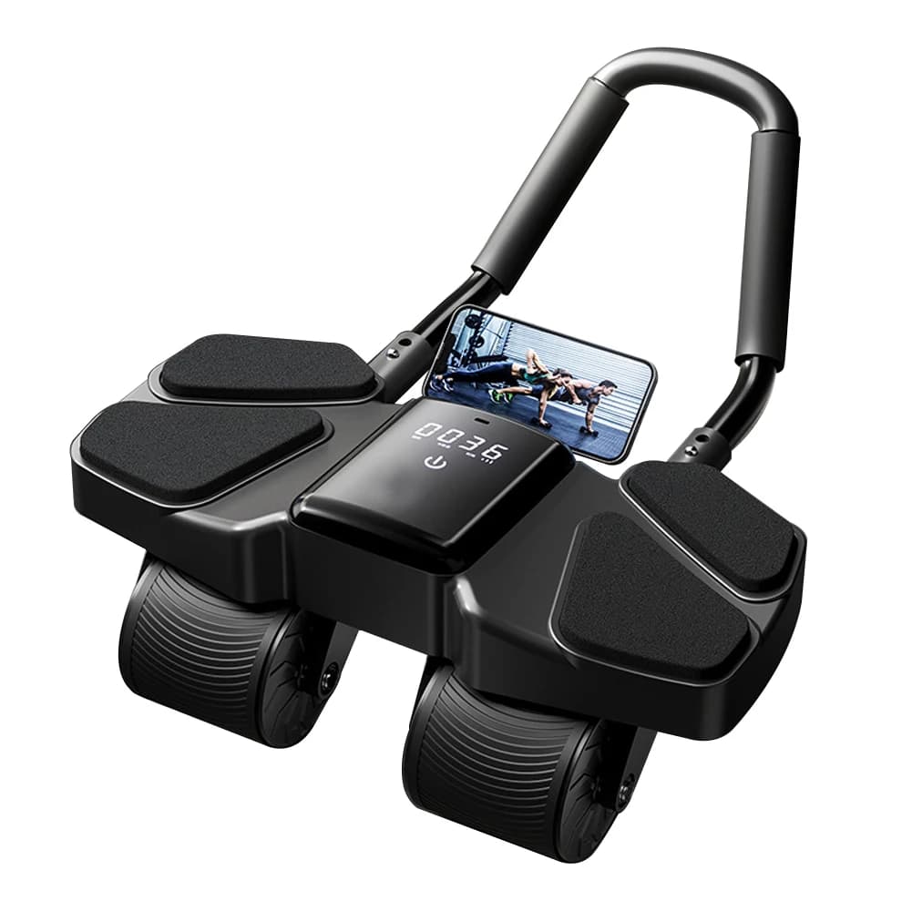 Abdominal Exercise Roller with Abdominal Roller Wheel with LCD Display Abdominal Muscle Trainer for Core Strength for Home Interior