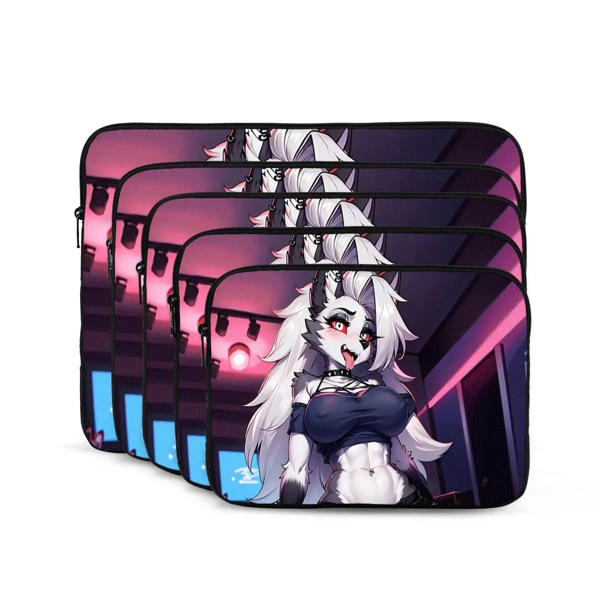 Helluva Boss Loona Custodia per laptop per notebook Custodia per notebook Custodia protettiva per tablet Custodia antiurto