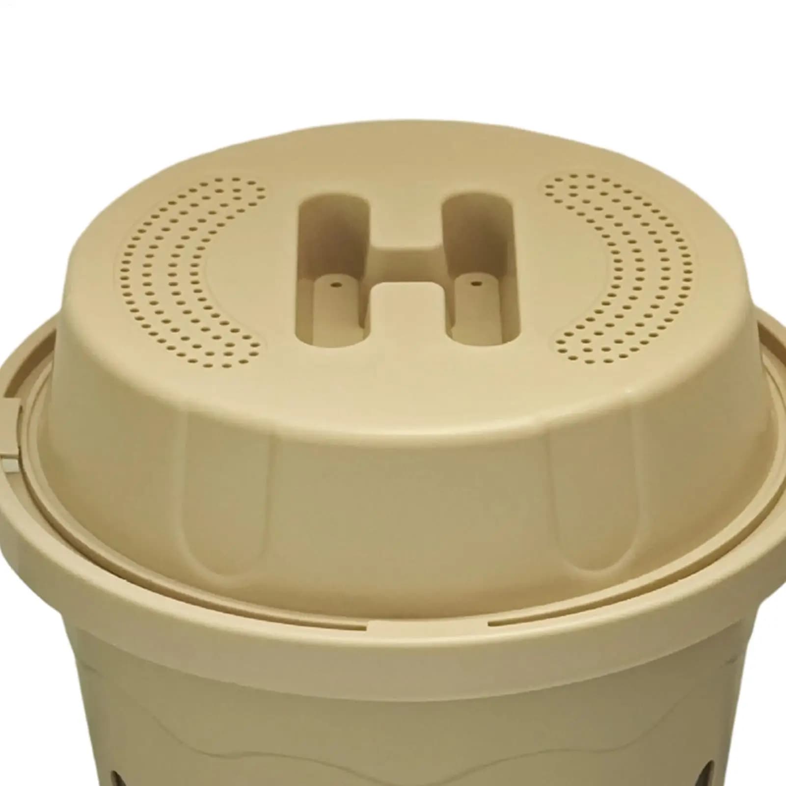 Composter per vermi interrato con fori di ventilazione per giardino, parco, aiuole rialzate, orto e vivaio