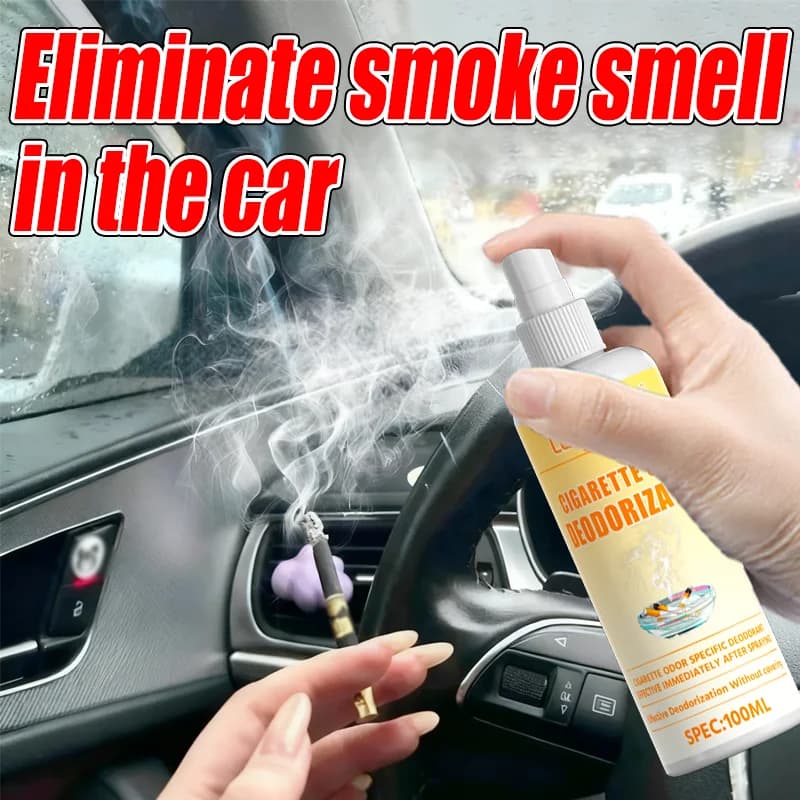 100 ml auto cigarette smoke odor remover - Instant deodorant spray, internal deodorant, effective smoke odor removal