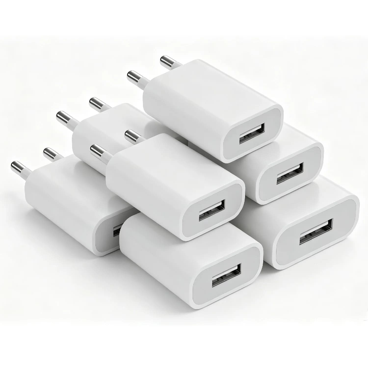 1A 5V EU Wall Charger Single USB Output Travel Power Adapter AC 110‑240V For Mobile Phone Accessories