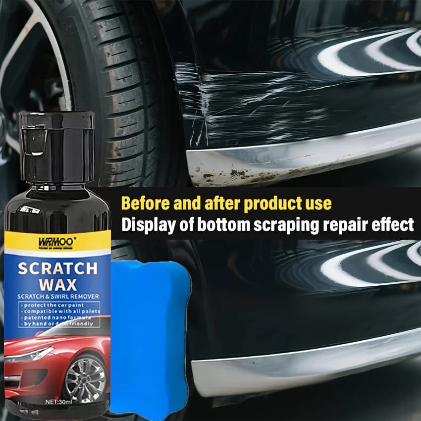 Dispositivo per la rimozione dei graffi dell'auto, kit di riparazione dei graffi Cera per auto, acciaio inossidabile, plastica, graffi fini esterni interni del parabrezza, turbinii