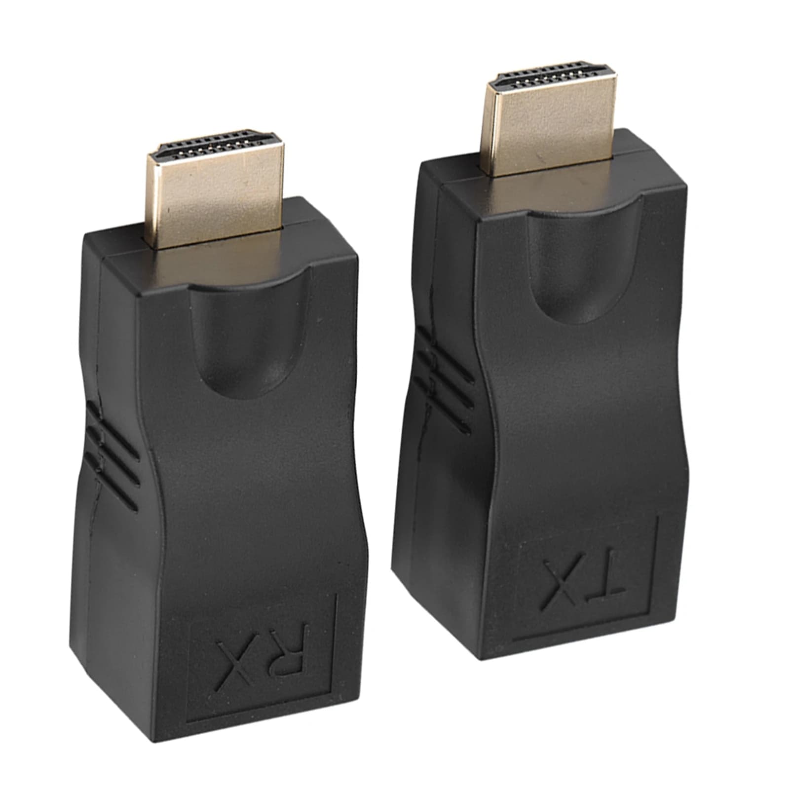 Extender Single Cable Extender 2x HDMI 30m A RJ45 Network Cable Converter Extender Repeater Over CAT‐5e CAT6 for CCTV Security