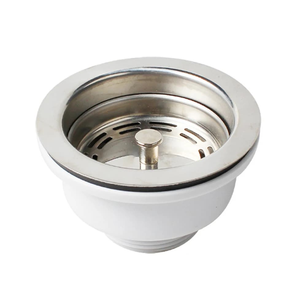 Flangia in acciaio inossidabile da 90 mm adatta per lavello Mini cestello filtro Kit di rifiuti Cestello di scarico a pavimento da cucina Accessori per utensili da cucina