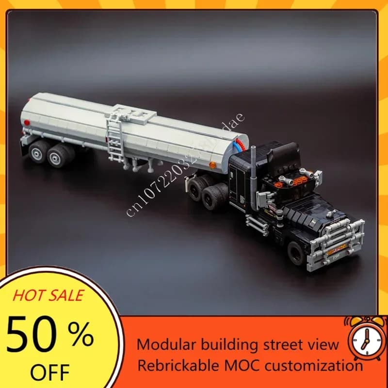1422PCS MOC City Transportation The Rubber Duck (Mack RSeries) Modello Puzzle personalizzati Fai da te Assemblaggio creativo Puzzle Regalo di compleanno