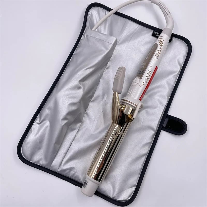 Heat Resistant Flat Iron Custody Hair Plate Case Iron Curler Bag for Hair Plate Organizer for Hair styling tools