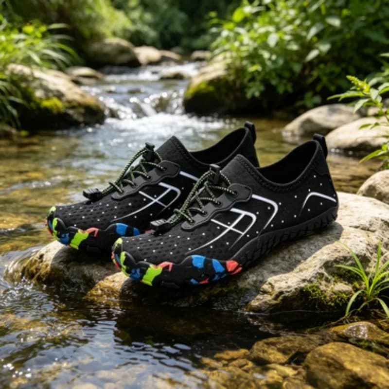 Scarpe da trekking a piedi nudi modello nuovo transfrontaliero, scarpe da yoga per saltare con la corda indoor, scarpe da spiaggia per coppia per acqua e terra, bivalenti per nuoto