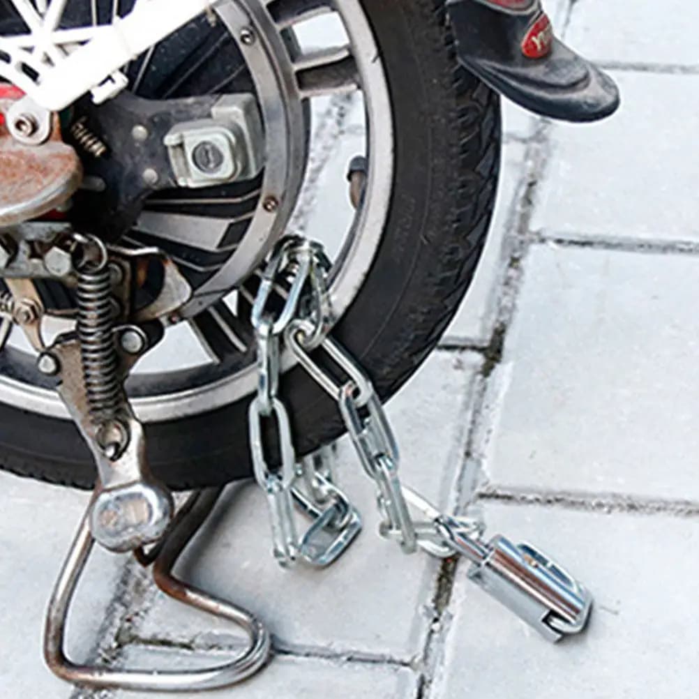 Premium Bike Chain Lock Cut Proof Sturdy Chain Security Lock for Mountain Bike Scooter Motorcycle Outdoor Cycling Anti Theft