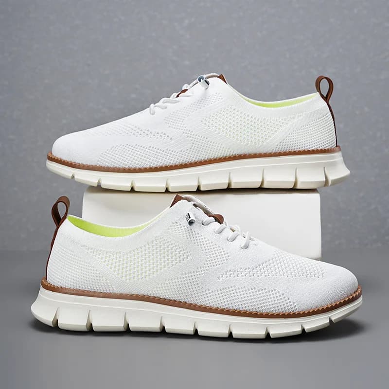 Nuove Scarpe da Passeggio Casual da Uomo 2026 in Maglia Traspirante, Leggere, con Lacci, Comode Sneakers Quotidiane Taglie Forti