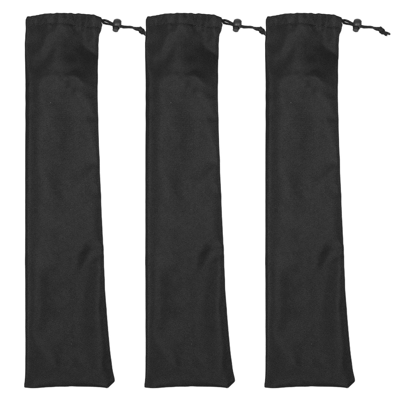 3pcs Trekking Stick Bag Tent Pole Drawstring Storage Bag Outdoor Pouch Camping Tent Stakes Bag Tool Storage Drawstring Pole Gear