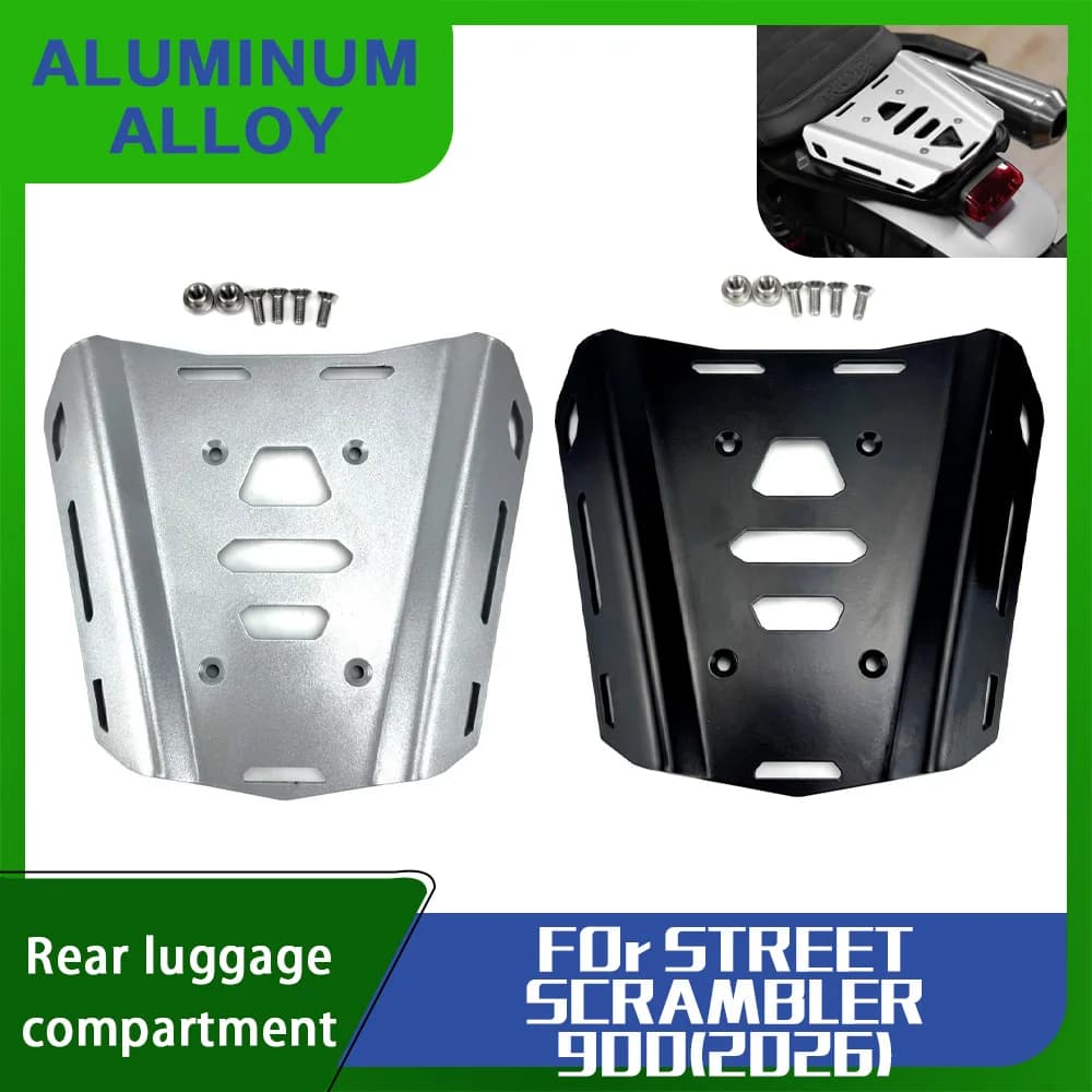 For Street Scrambler 900 SCRAMBLER 900 2026 Motorcycle Rear Luggage Rack Rear Luggage Rack Holder Shelf Accessory