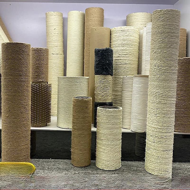 Insolito - Sostituzione del tiragraffi in sisal naturale per gatti - Vari dimensioni disponibili, sostituzione della vite da 10 mm per Beige
