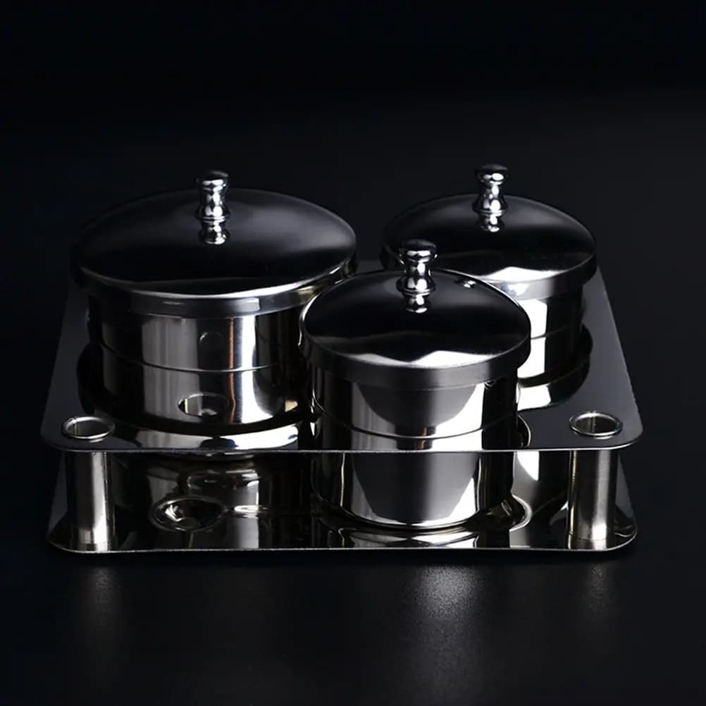 Set of 1 Stainless Steel Dappen Cup for Nails, Multifunction, for Mixing Powders and Liquids, Professional Nail Art Tool