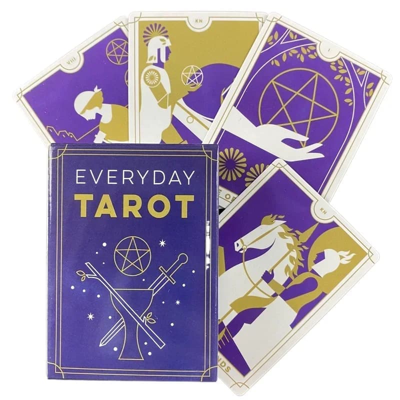 Antica saggezza quotidiana dei tarocchi Carte Profezia Divinazione Mazzo Versione inglese Intrattenimento Gioco da tavolo Oracle