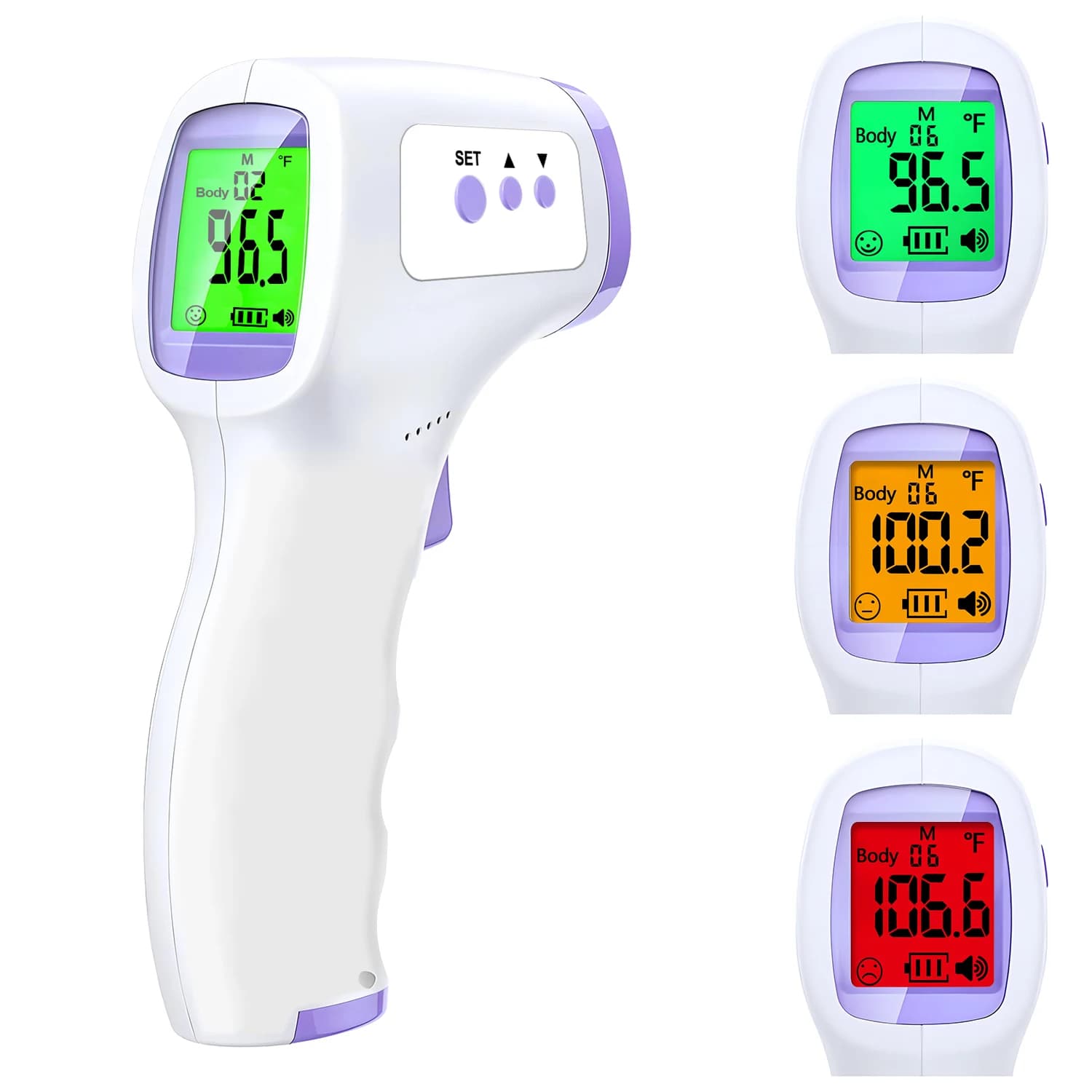 Contactless front thermometer Digital infrared thermometer without contact Thermometer to control fever for adults and children