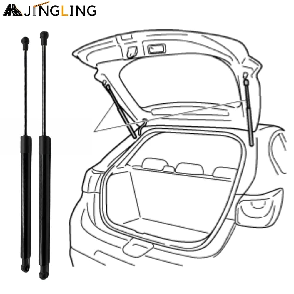 Qty(2) puntoni del bagagliaio in fibra di carbonio per Kia Mohave/Borrego SUV 2009-2019 portellone posteriore Boot Lift supporto ammortizzatore molle a Gas