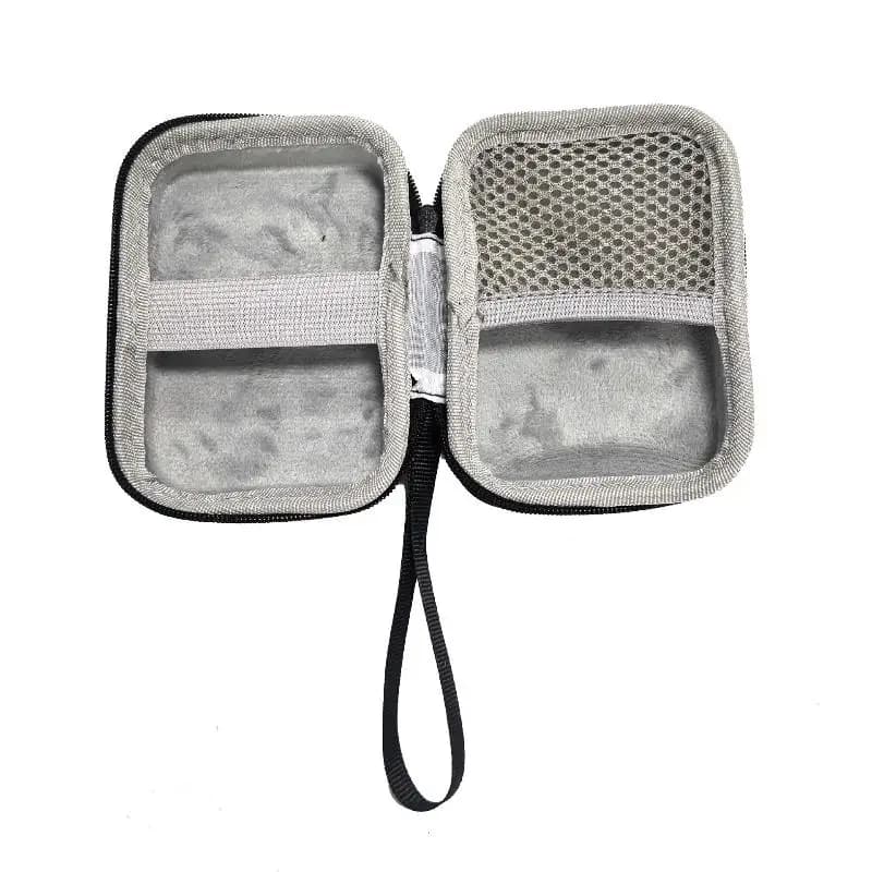 Custodia rigida in nylon + EVA per fotocamere da viaggio, custodia piccola per fotocamera digitale, porta accessori, schede SD e CCD