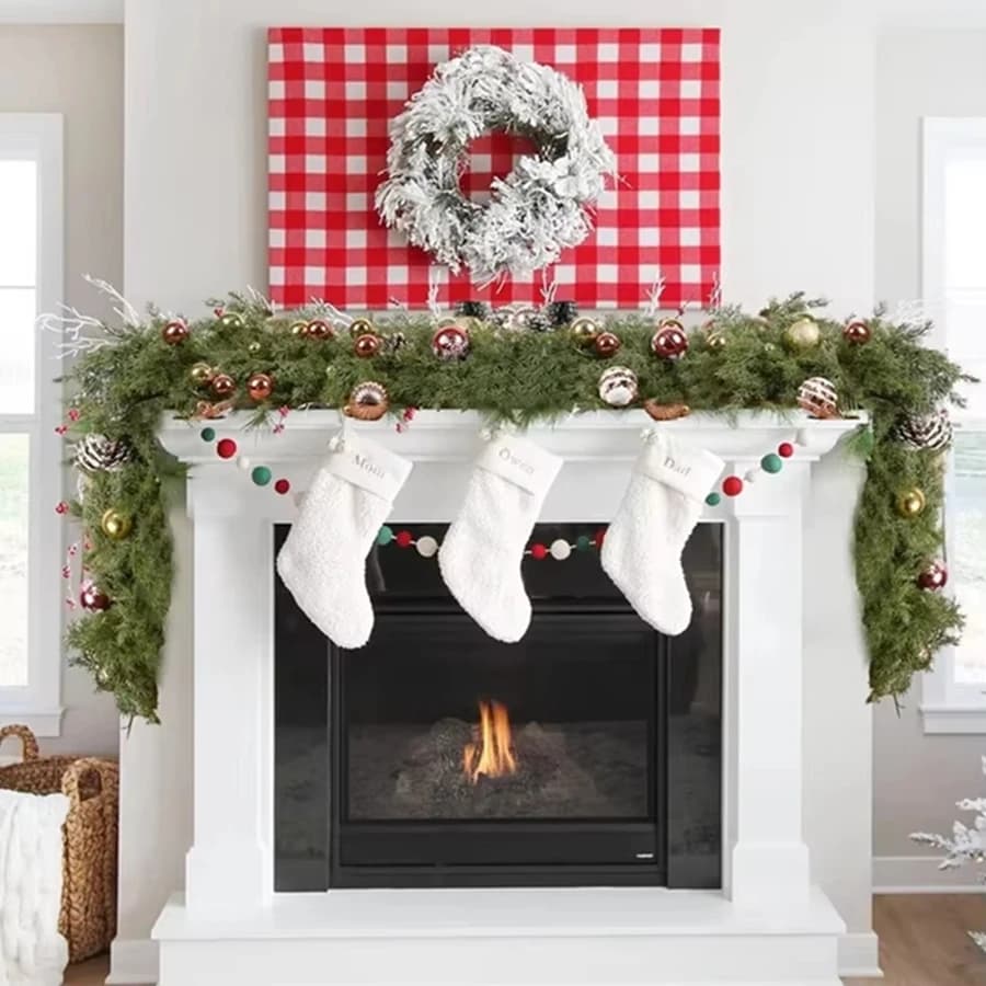 Artificial Plant Rattan Vine New Year Christmas Pine Characteristic Tree Home Festival Outdoor Courtyard Party Centre Decoration