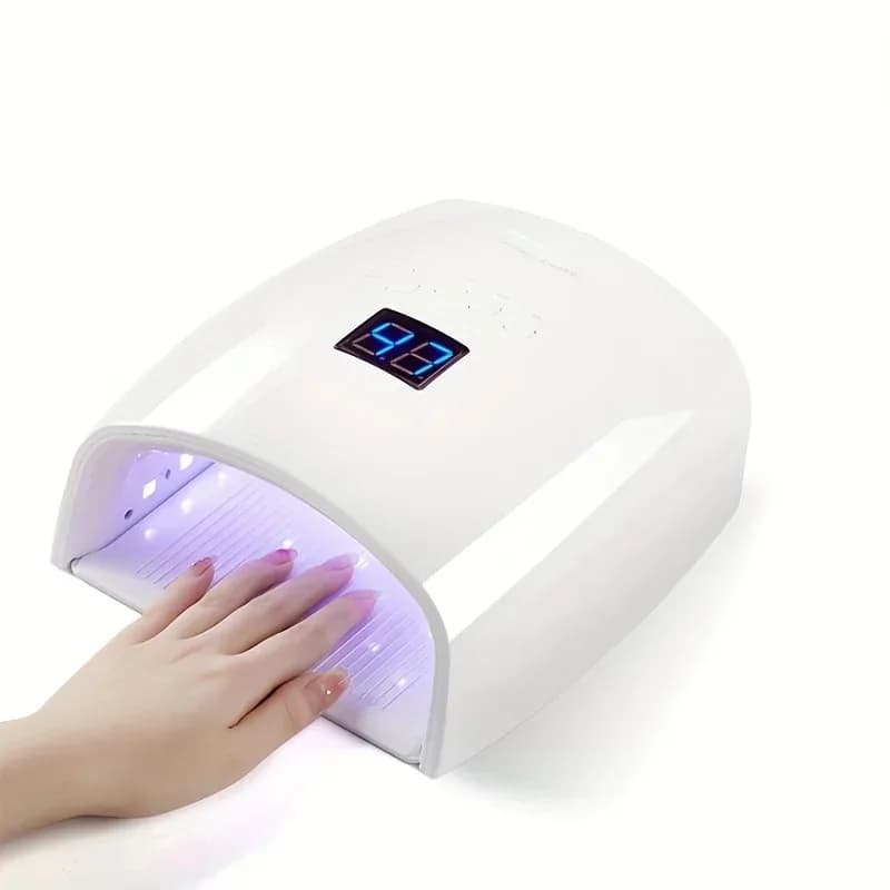 Lampada per unghie LED UV ricaricabile da 66 W con schermo LCD e 4 impostazioni del timer - Strumenti professionali per manicure per uso domestico e in salone