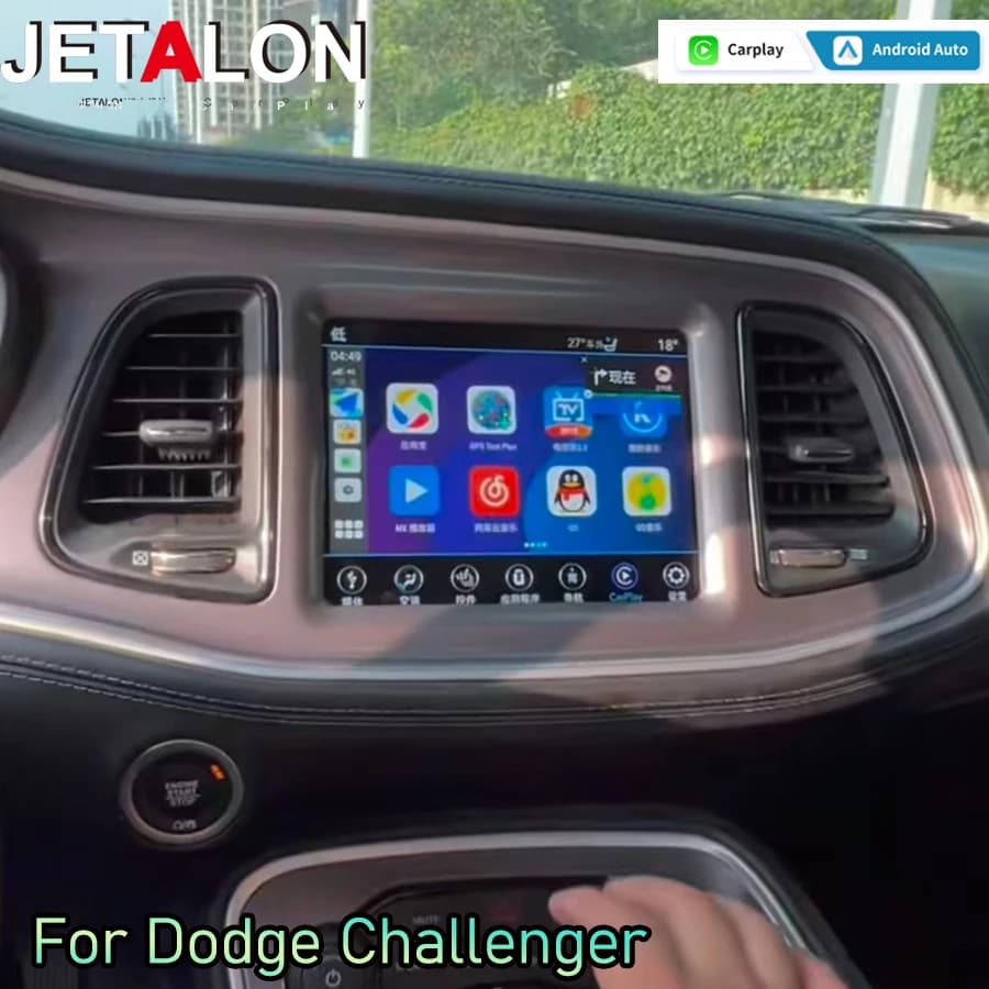 8.4'' Android 15 Car Radio Screen For Dodge Challenger Auto Multimedia Carplay GPS Navigation DSP WiFi Head Unit 4G Video Player